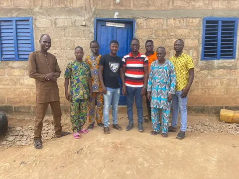 Overall photo of the Consultant with the team after Verification of the Jesus Film Scenes